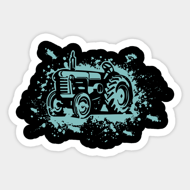 Tractor Love Farmer Gift Farming Farm Agriculture Sticker by TheTeeBee